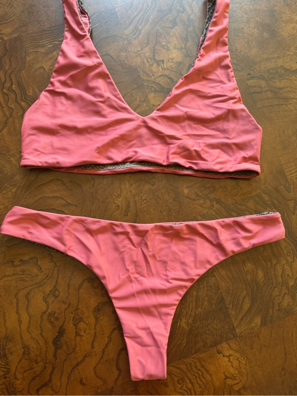 ACACIA swimwear Berry V-Neck Bikini Set. Brand new perfect condition.